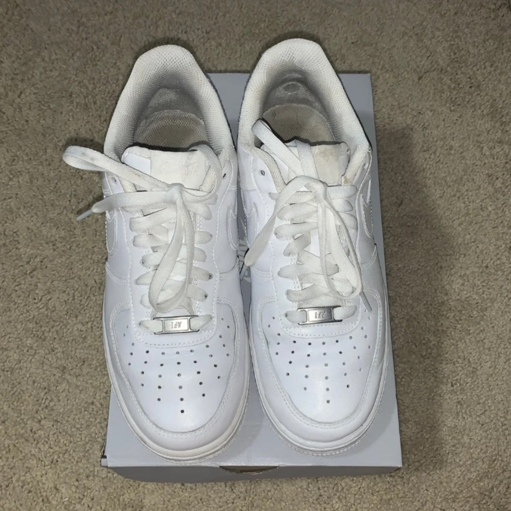 Nike Air Force 1s white sold